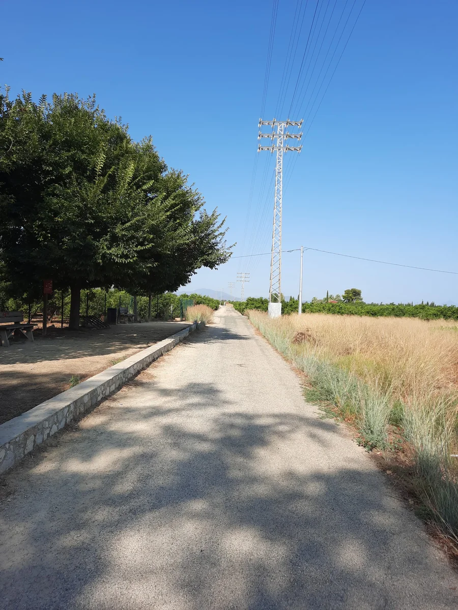 Vía Verde przy dawnej stacji El Palmar